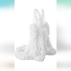 Tulle Bridal/Maternity Photoshoot Robe L-XL